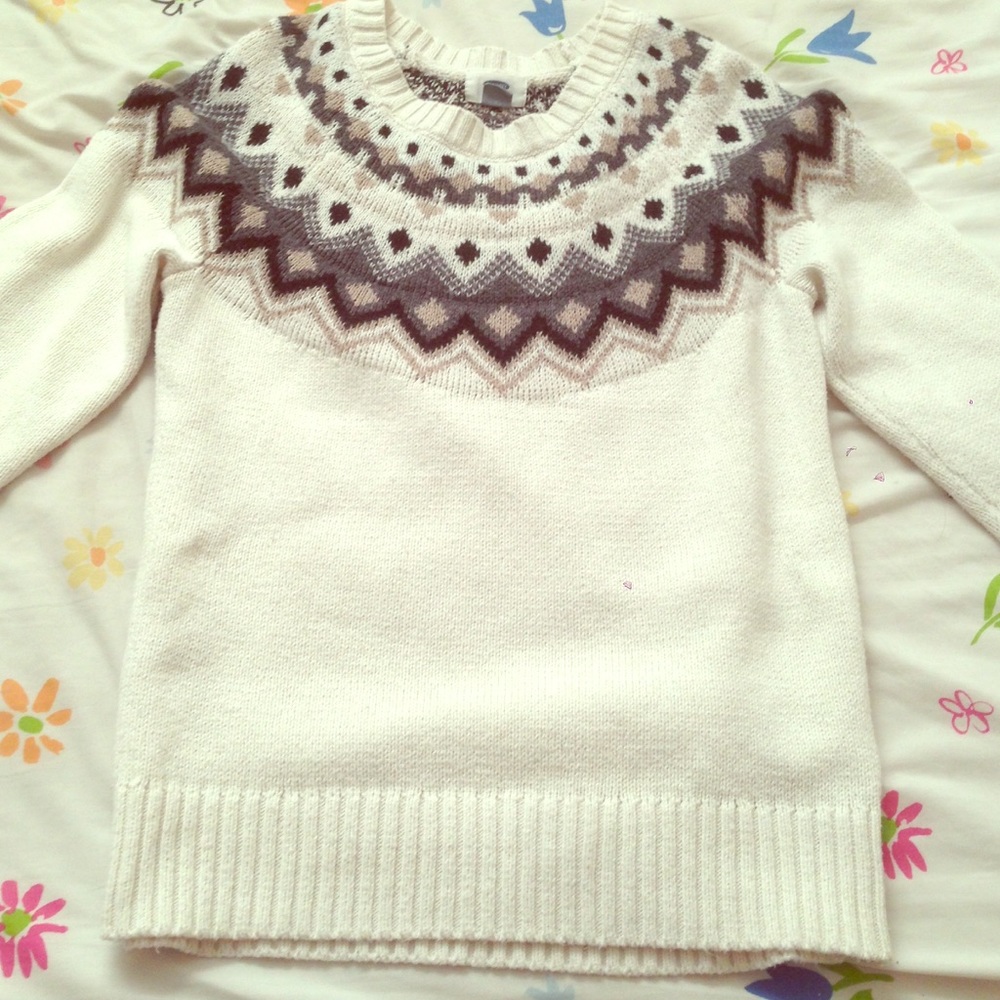Old Navy Vintage Soft Tribal Woolen Sweater ❄️